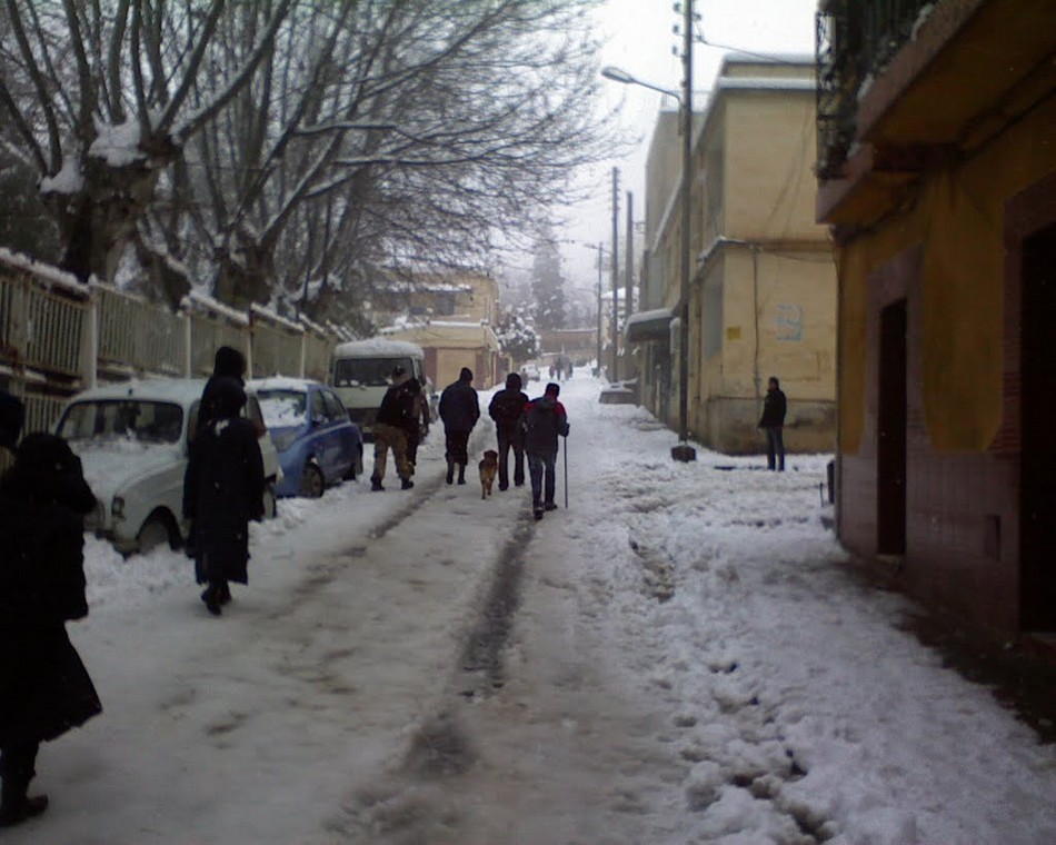 Miliana sous la neige