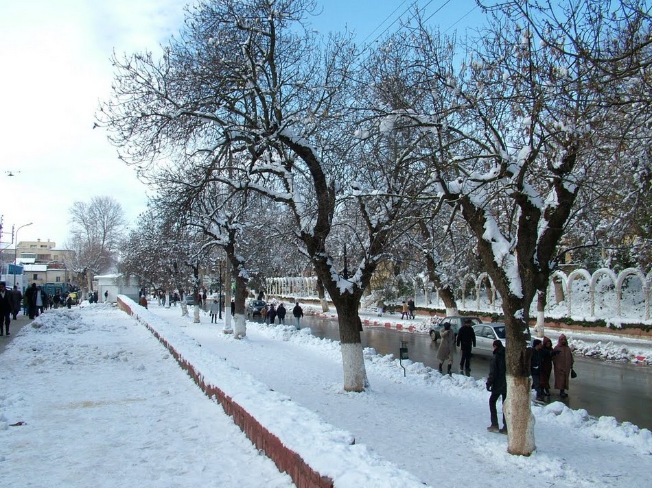 Miliana sous la neige