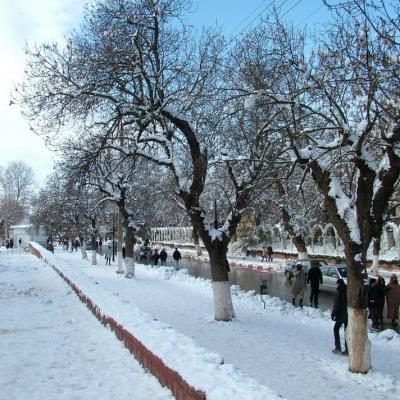 Miliana sous la neige