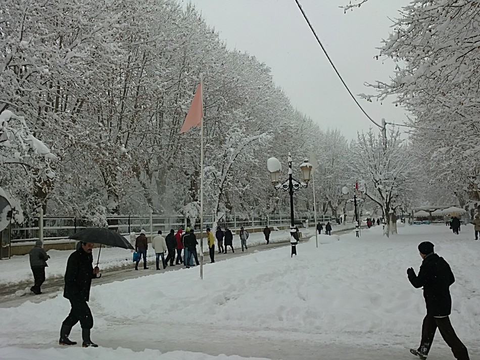 Miliana sous la neige