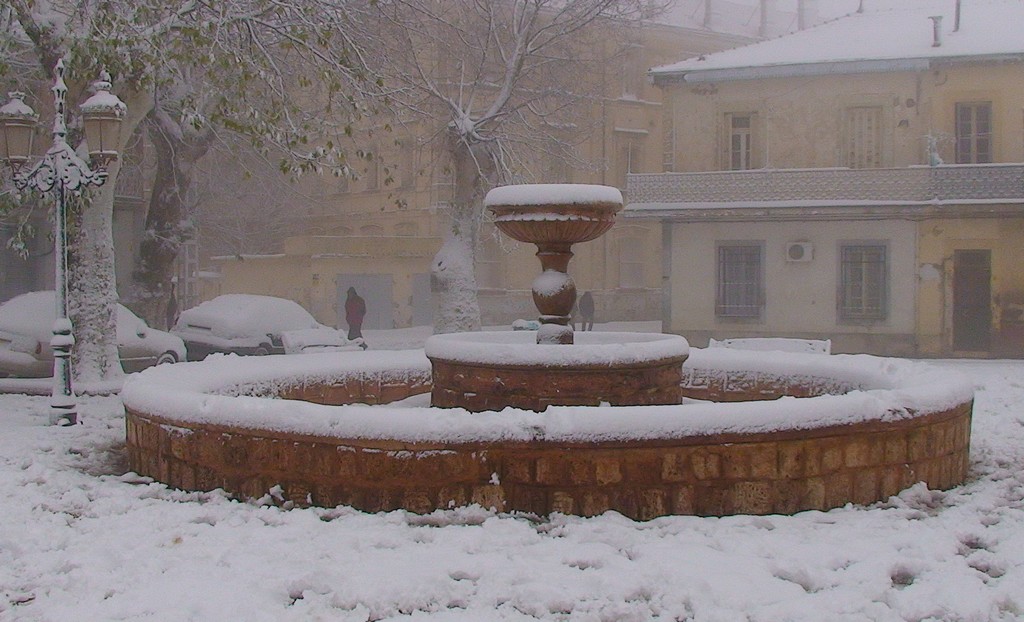 Miliana sous la neige