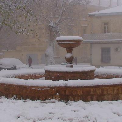 Miliana sous la neige