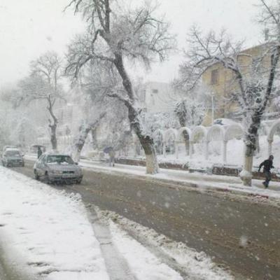 Miliana sous la neige