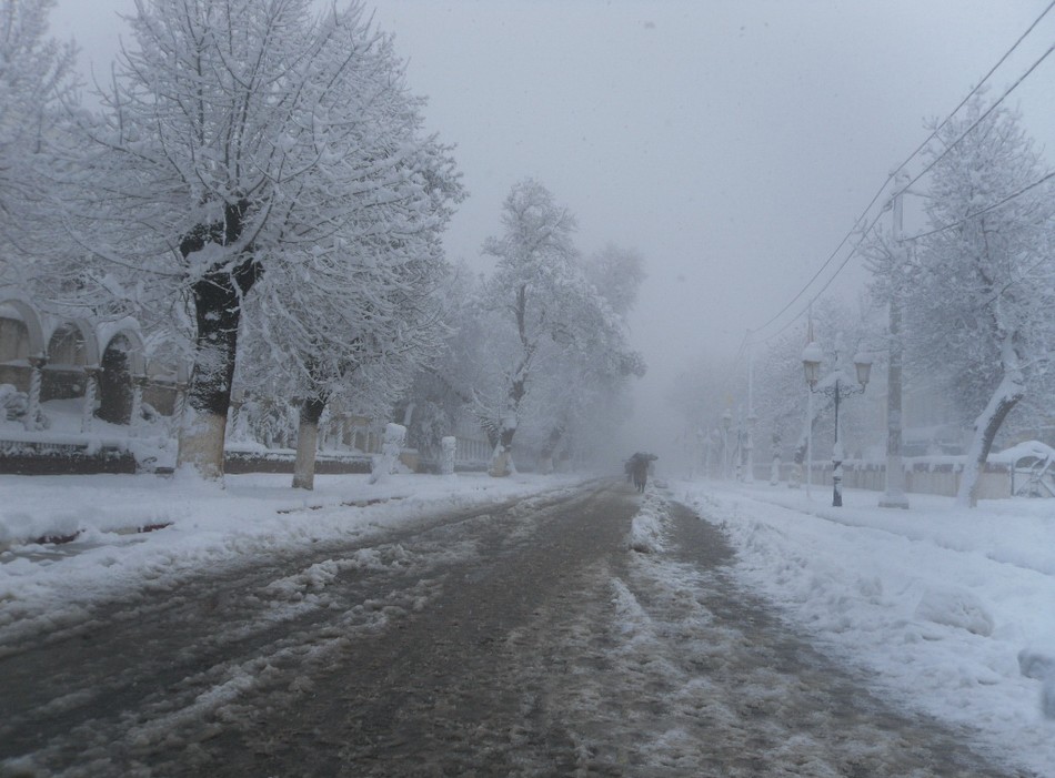 Miliana sous la neige