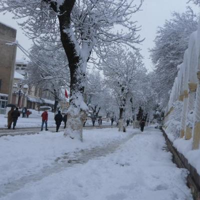 Miliana sous la neige