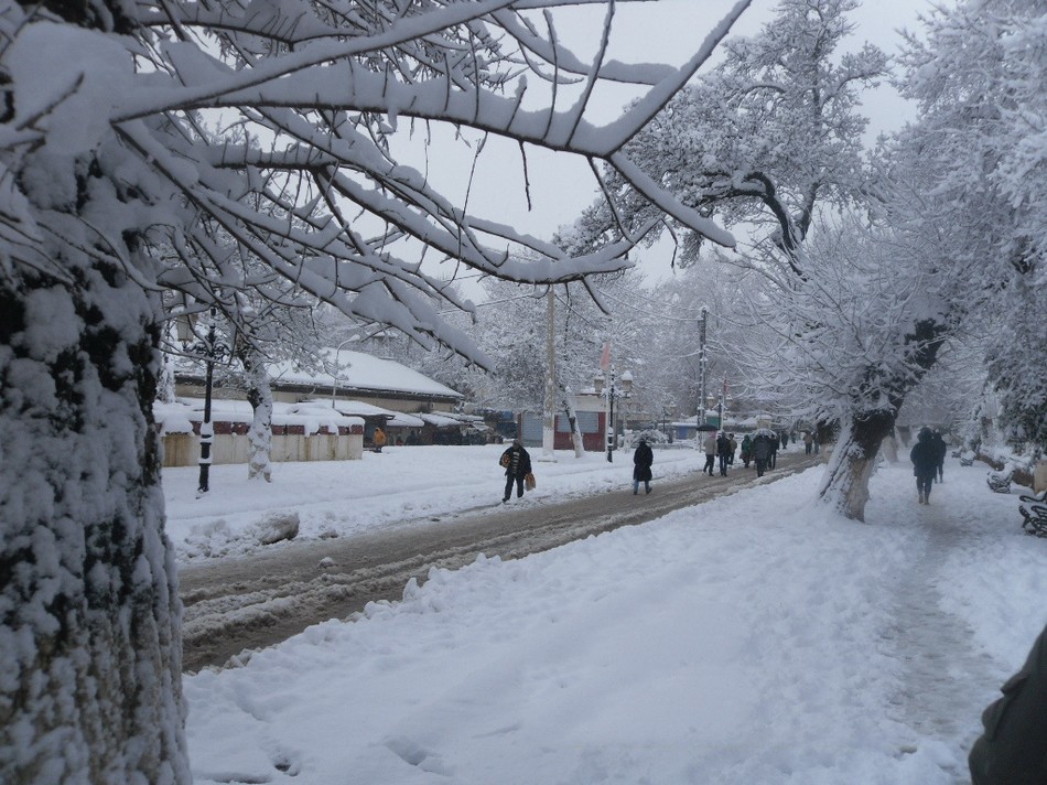 Miliana sous la neige