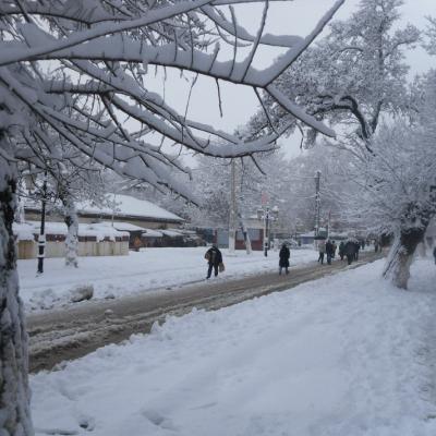 Miliana sous la neige