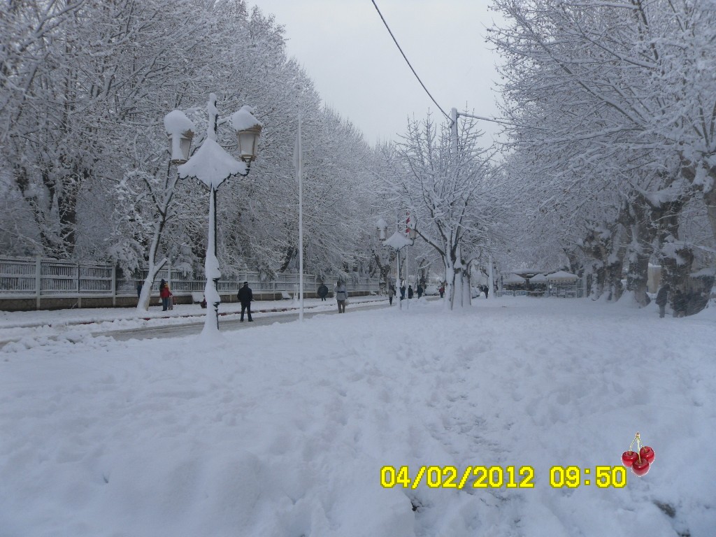 Miliana sous la neige