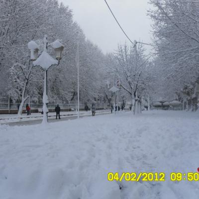 Miliana sous la neige