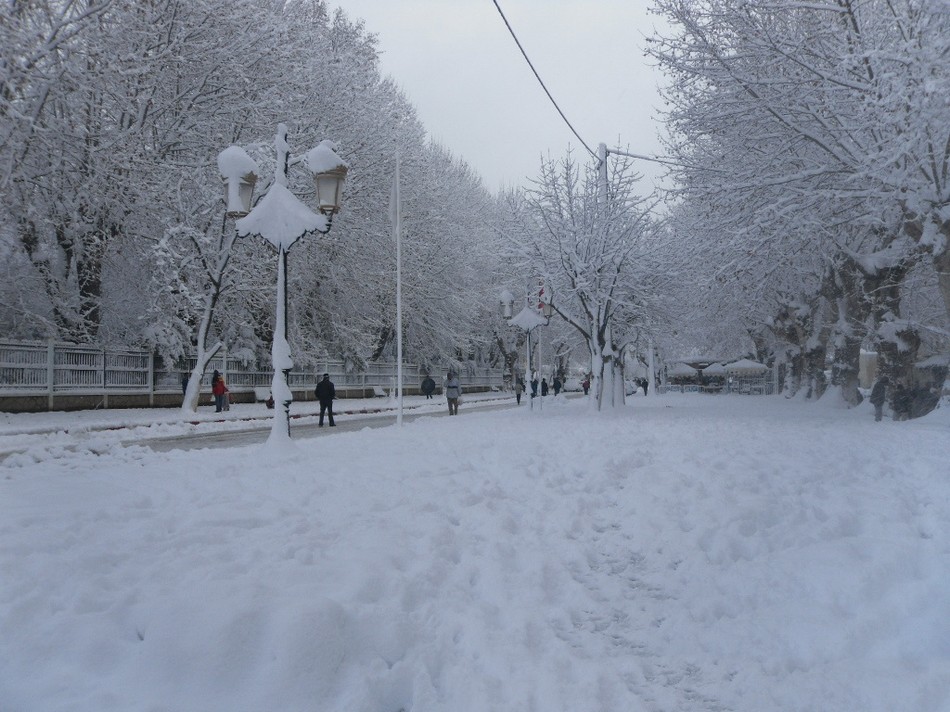 Miliana sous la neige