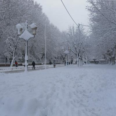 Miliana sous la neige