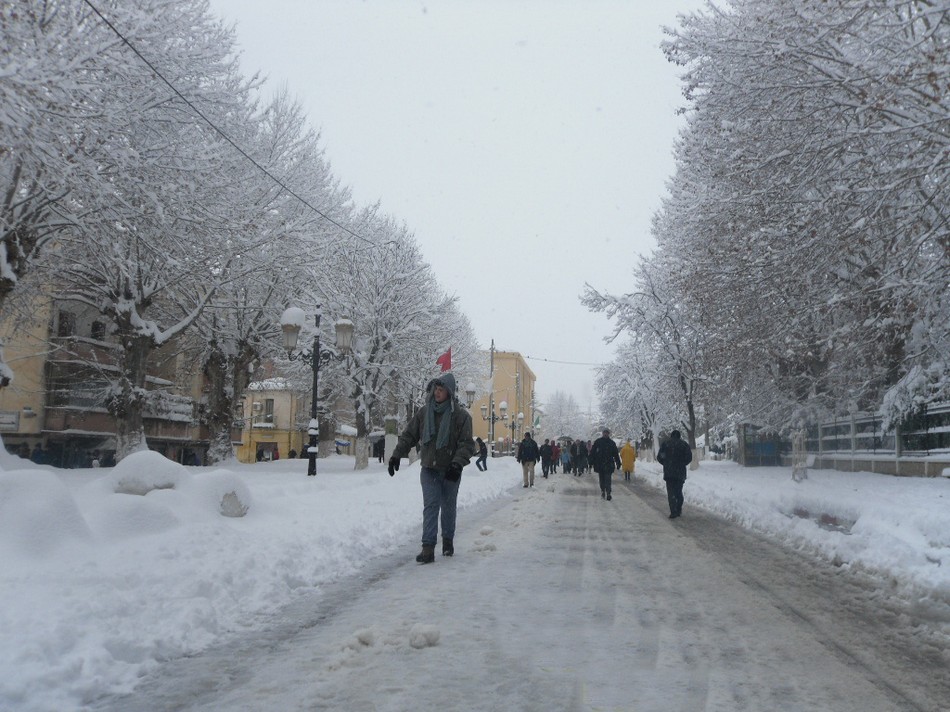 Miliana sous la neige