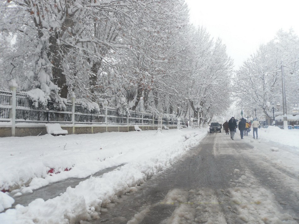 Miliana sous la neige