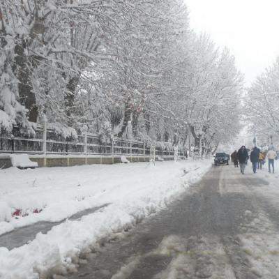 Miliana sous la neige